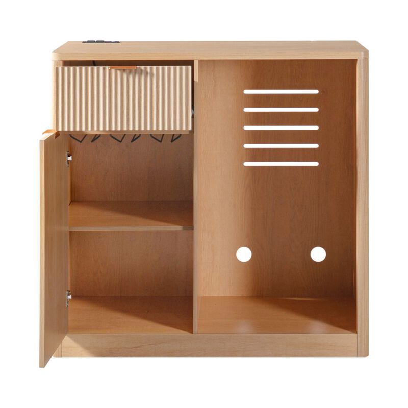 Falfil Mini Fridge Liquor Sideboard Cabinet image number 8
