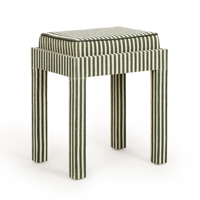 Kora Brown Cotton Jute Stool image number 0