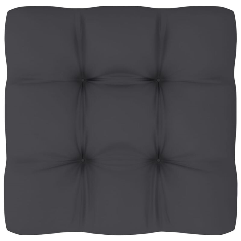 vidaXL Pallet Sofa Cushion Anthracite 27.6"x27.6"x4.7"