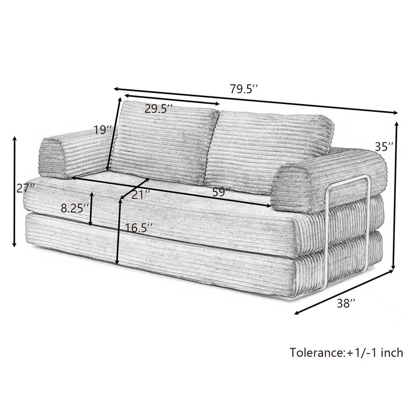 Cigcog Sleeper sofa image number 9