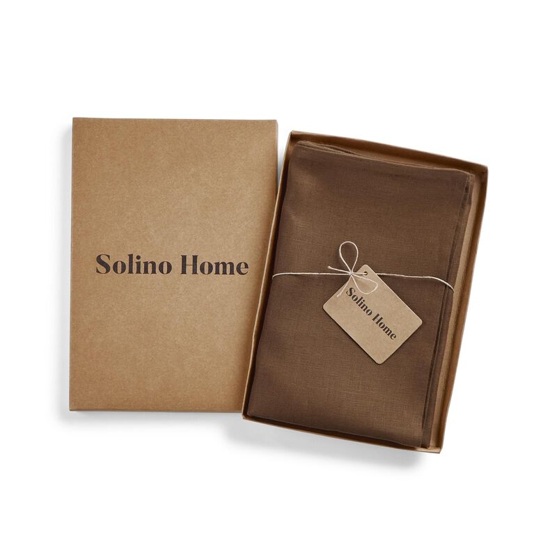 Solino Home 100% Pure Linen Pillow Cover - Montauk