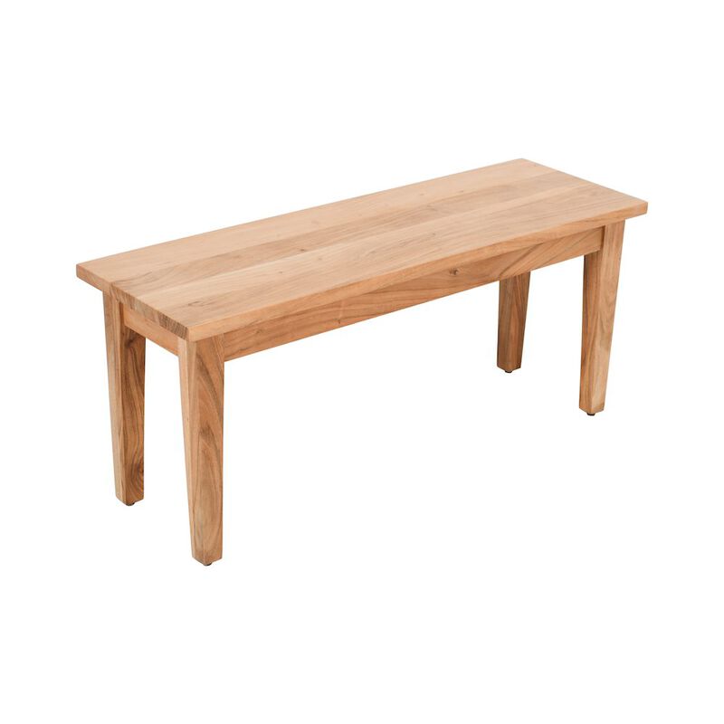 Jofran Colby 42 Traditional Classic Solid Hardwood Bench