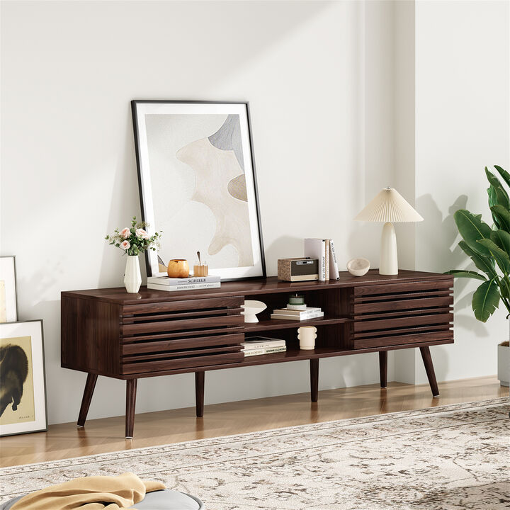 Mid Century Modern Storage TV Stands for up to 70" TV