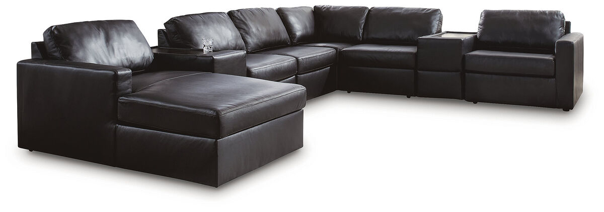 ModMax II 8-Piece Sectional with Chaise and Storage Console