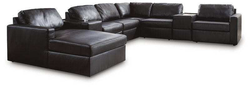 ModMax II 8-Piece Sectional with Chaise and Storage Console image number 0