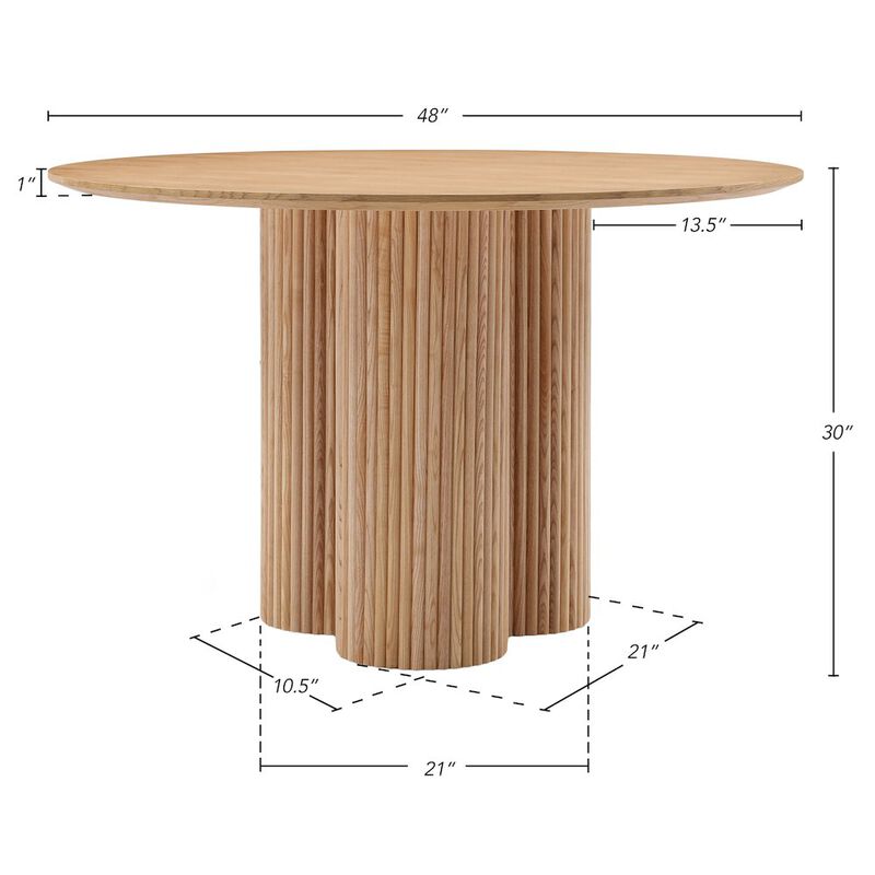 Meridian Furniture Simba Natural Dining Table