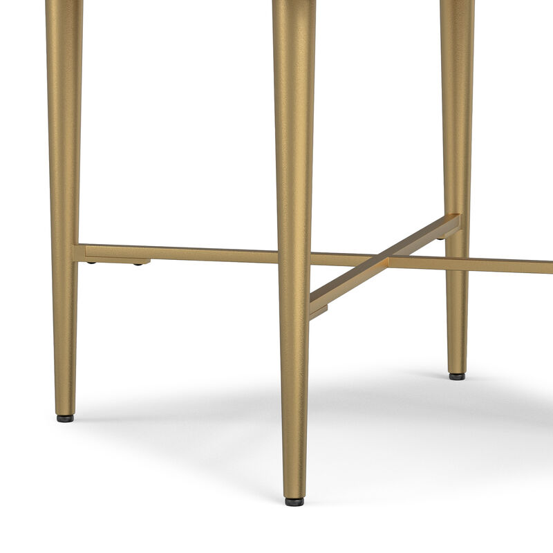 Fallon SOLID MANGO WOOD 20 inch Wide Square Contemporary End Table in Natural