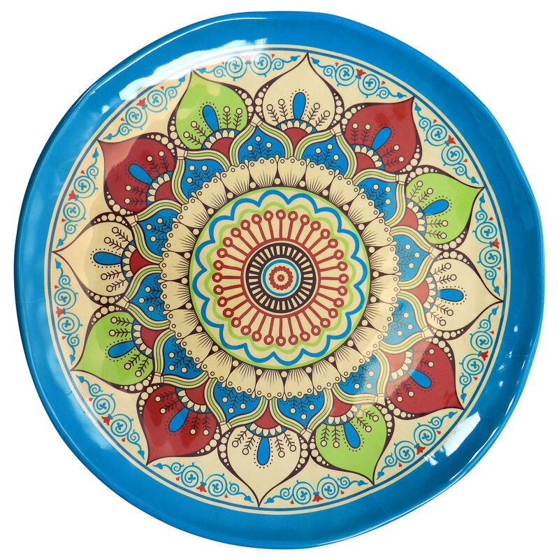 Elama Camilla 12 Piece Melamine Dinnerware Set