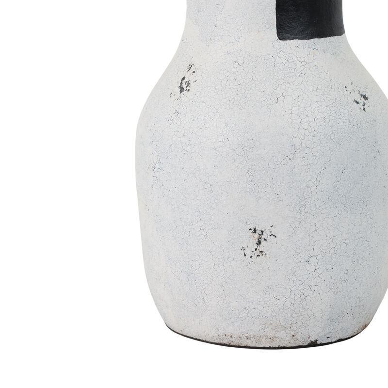 14" Black Patch Modern Vase image number 4