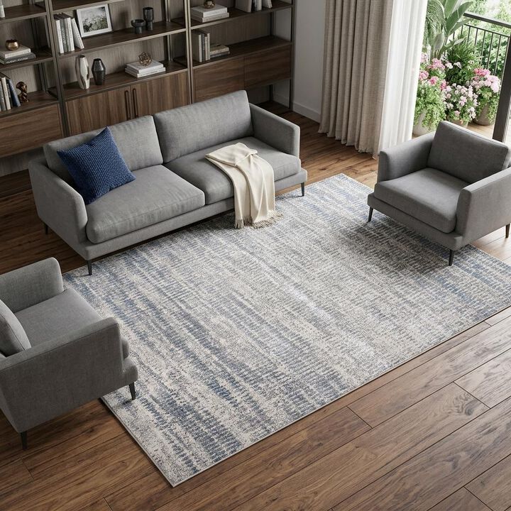 HomeRoots Abstract Area Rug
