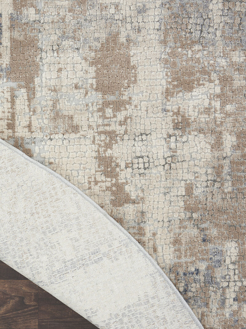 Rustic Textures RUS06 Beige/Gray 7'10" x 10'6" Rug