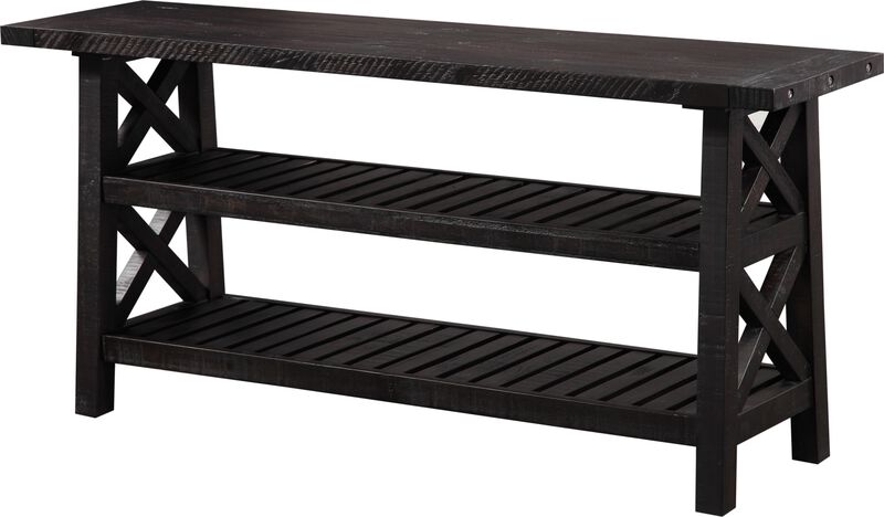 Yosemite Solid Wood Console Table in Cafe