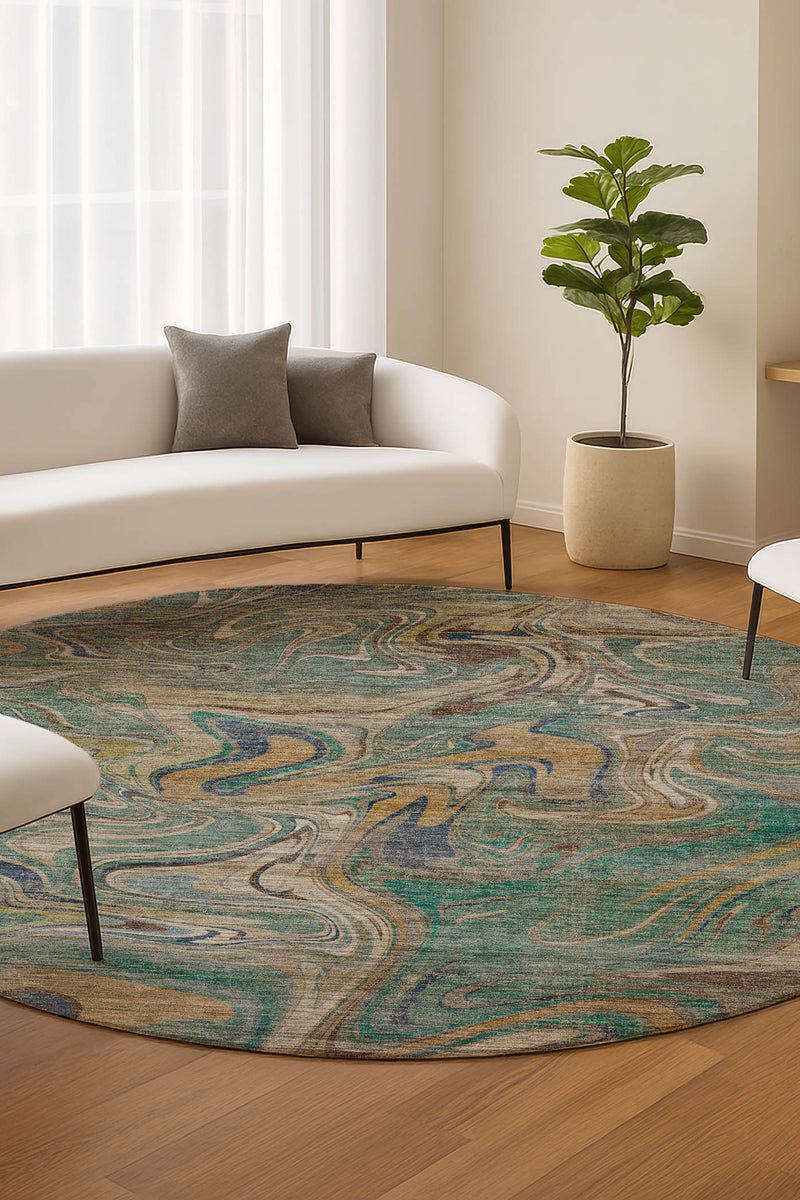 Nexus NX6 Teal 9' x 12' Rug image number 3