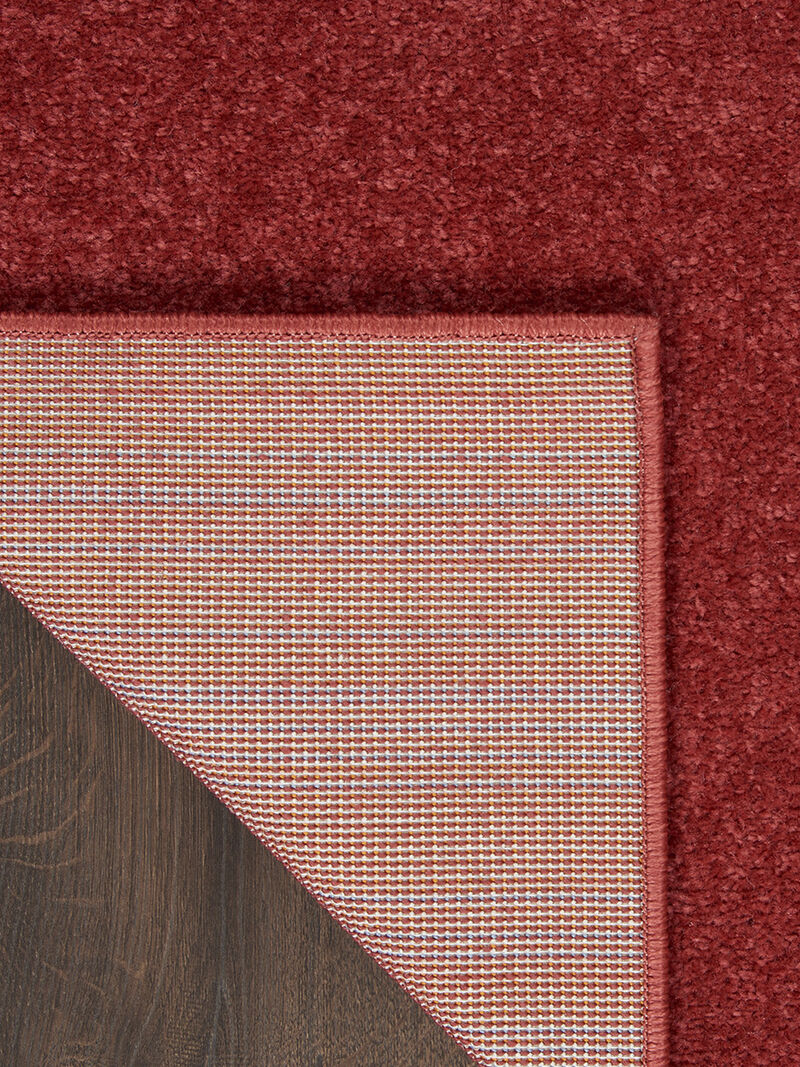 Nourison Essentials NRE01 Brick Red 2'2" x 14' Rug image number 2
