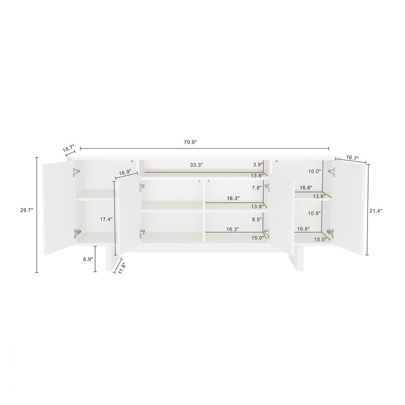 Ella White Sideboard
