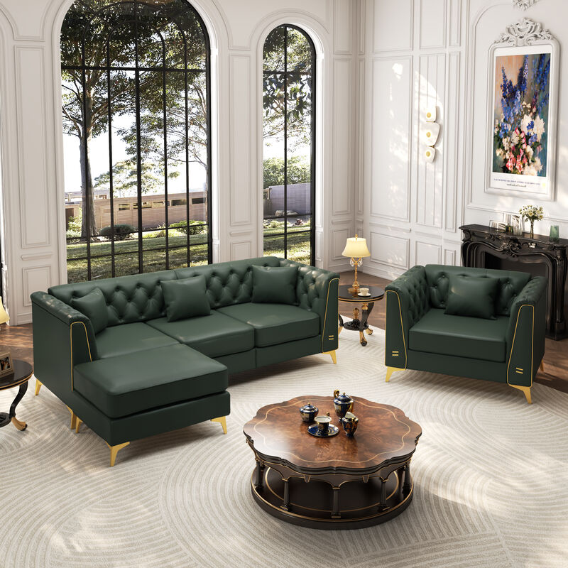Wotvo Chesterfield Modular  Sofa image number 1