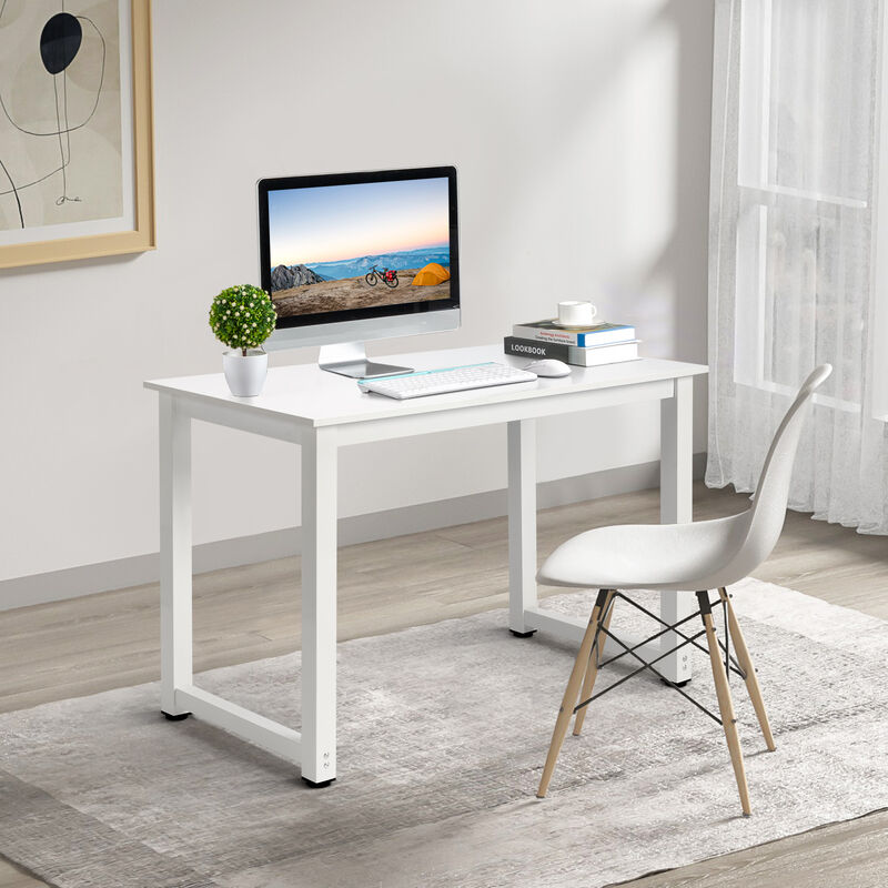 110cm MDF Computer Desk &ndash; Modern Workstation with Triamine Steel Feet for Home or Office image number 1