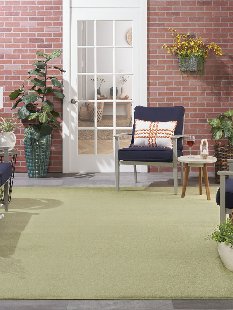 Nourison Essentials NRE01 Green 10' x 14' Rug