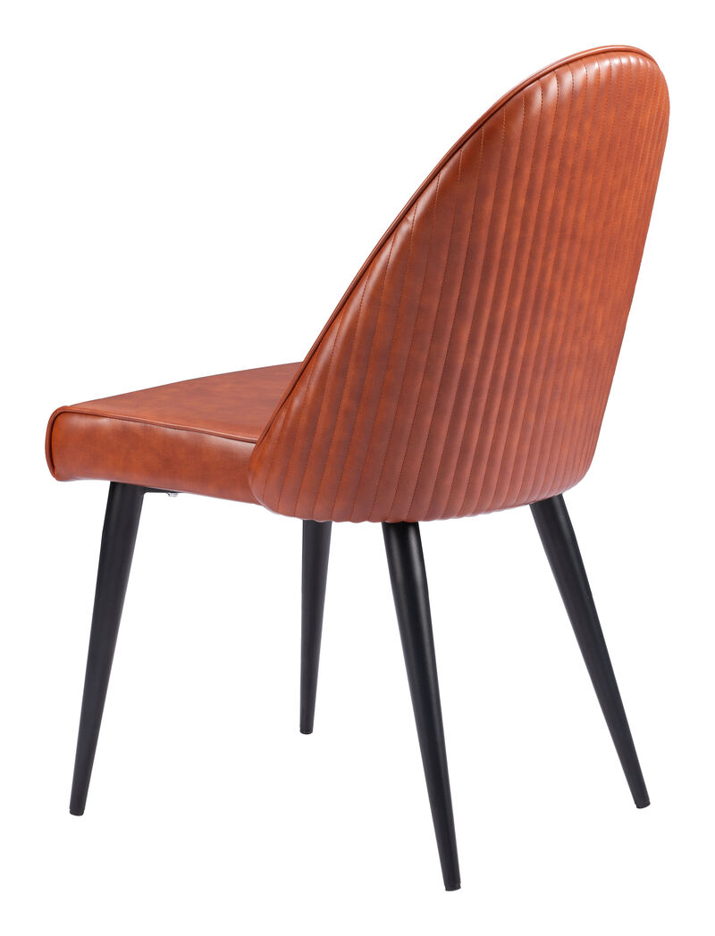 Silloth Armless Dining Chair (Set of 2) Brown