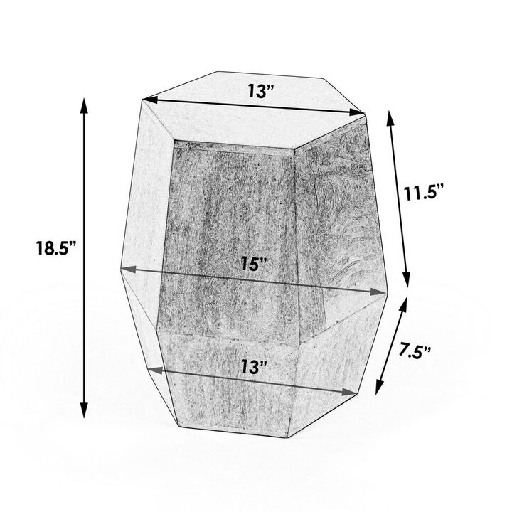 Butler Specialty Gulchatai Wood Finish Side Table, Dark Brown