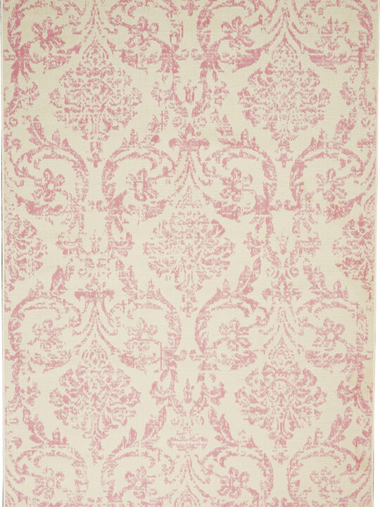 Jubilant JUB09 Ivory/Pink 4' x 6' Rug