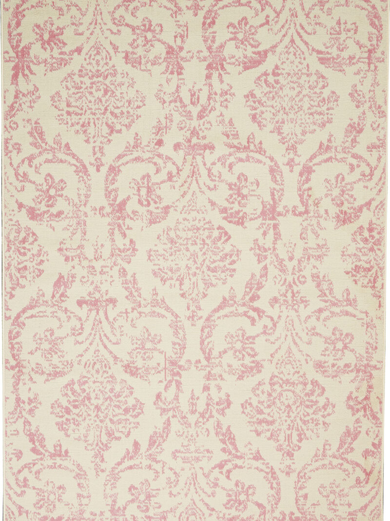 Jubilant JUB09 Ivory/Pink 4' x 6' Rug