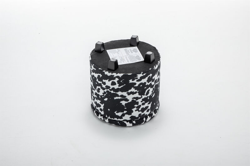 Round Storage Ottoman image number 6