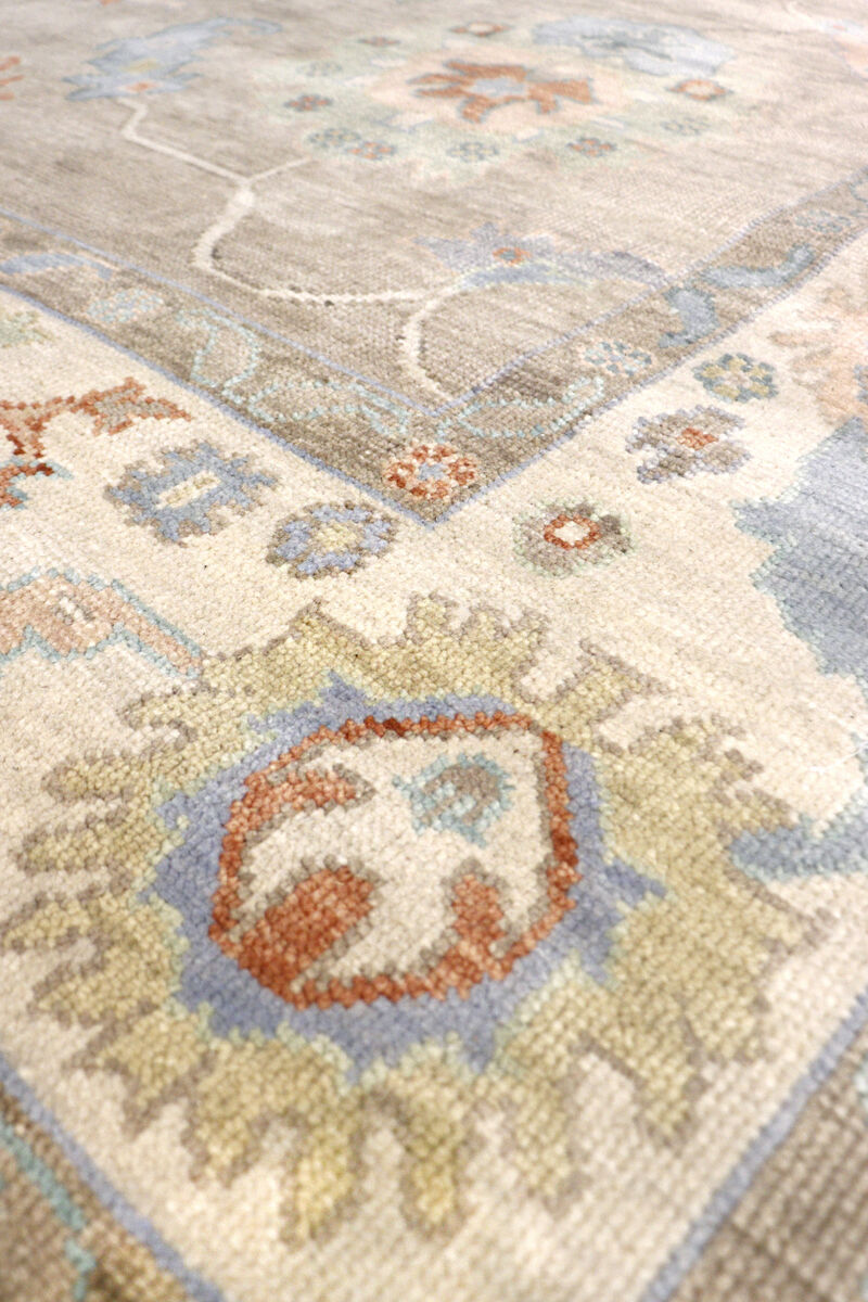 Pasargad Home Oushak Hand-Knotted Wool Area Rug image number 3
