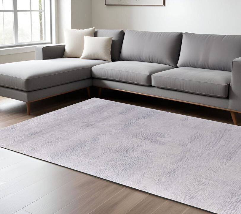 HomeRoots Abstract Power Loom Worn Faded Area Rug