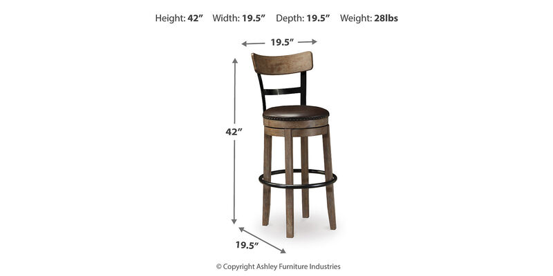 Pinnadel Bar Height Bar Stool image number 2