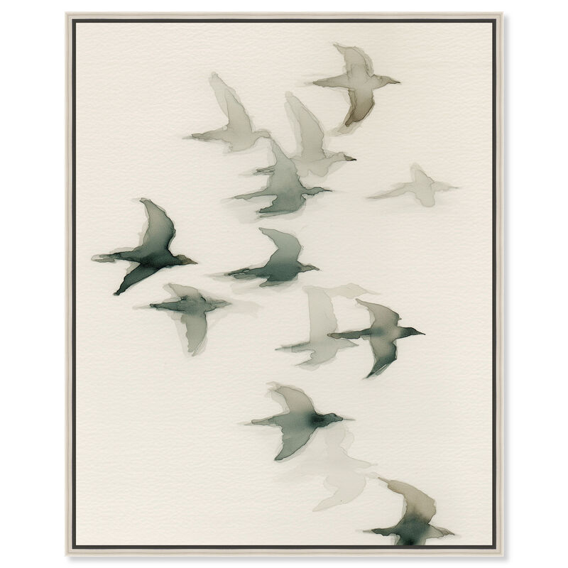 Silent Migration I Animals Canvas Print by Art Remedy image number 0