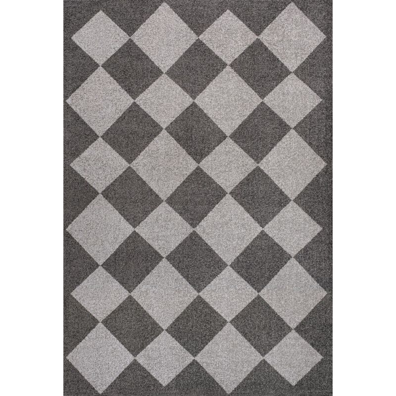 Draper Classic Geometric Diamond Pattern Area Rug