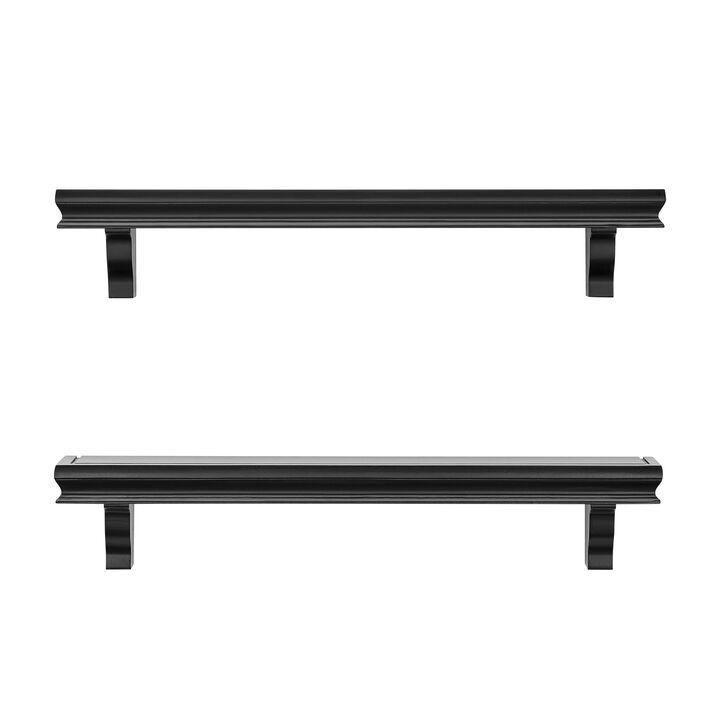 24 in Floating Display Ledge Shelves (Set of 2)
