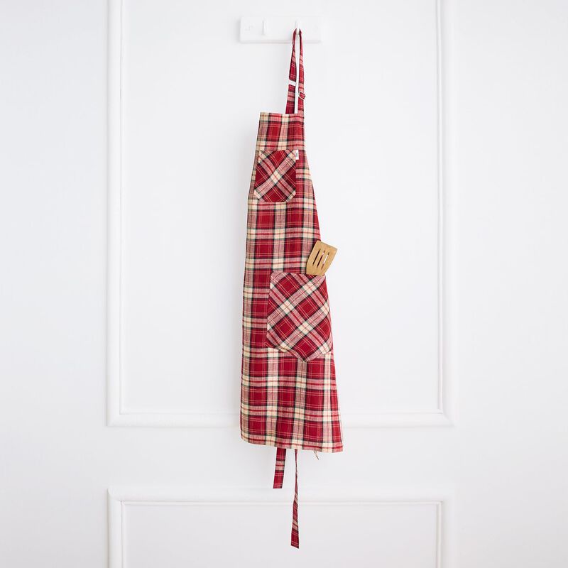 Solino Home 100% Pure Linen Apron - Linen Bib Apron image number 3
