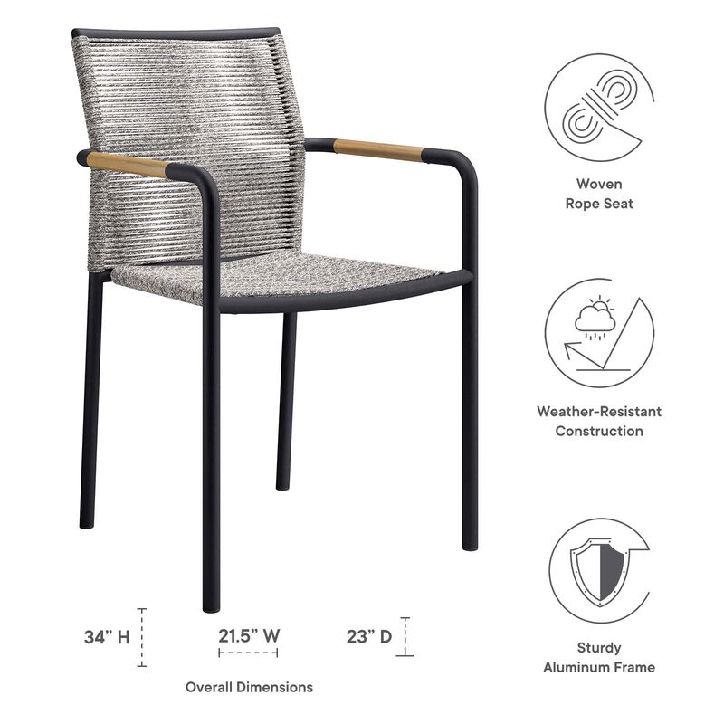 Serenity Outdoor Patio Armchairs Set of 2 image number 5