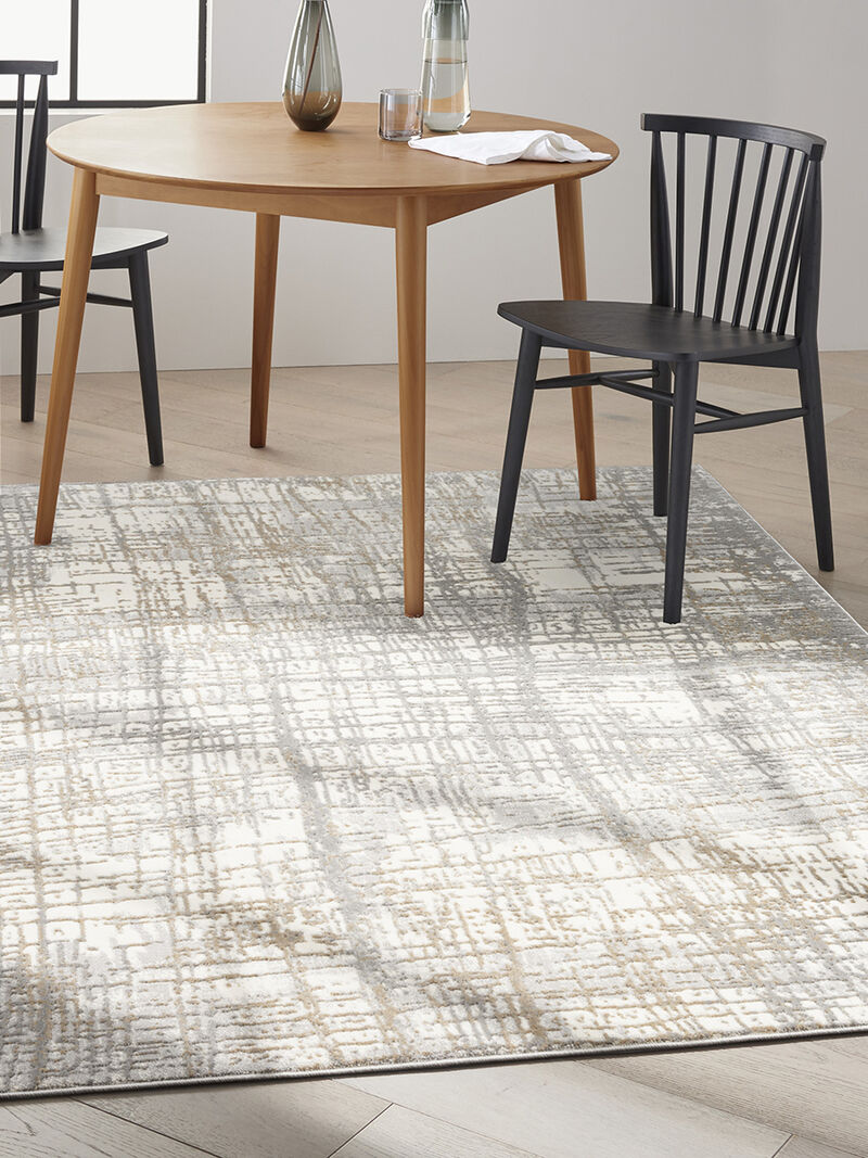 CK950 Rush CK950 Ivory/Gray 5'3" x 7'3" Rug image number 4