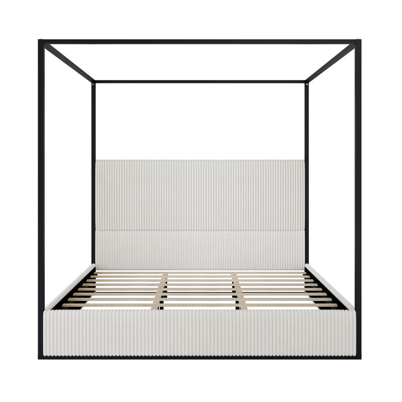 Metal Canopy Bed image number 3