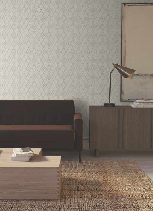 Souk Diamonds Sage Wallpaper (Set of 2)