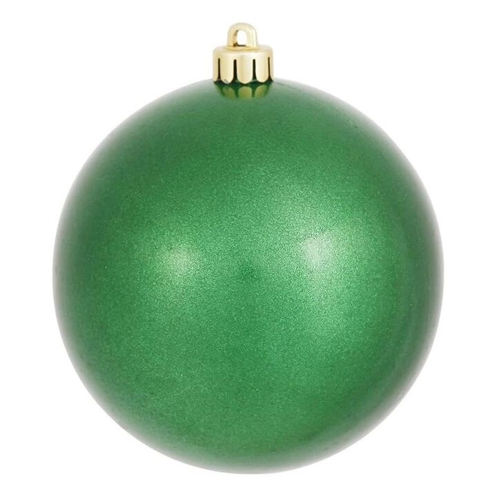 Vickerman 4" Plastic Ball Ornaments in Candy Green (Set of 6)