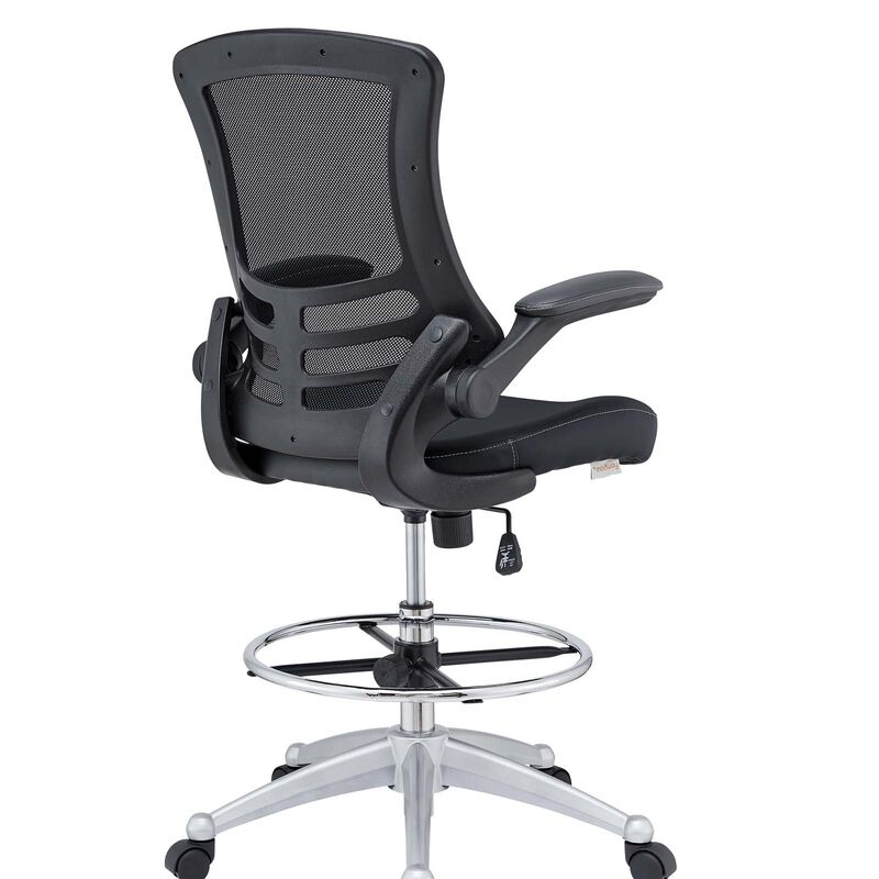 Modway Furniture - Attainment Vinyl Drafting Chair image number 3