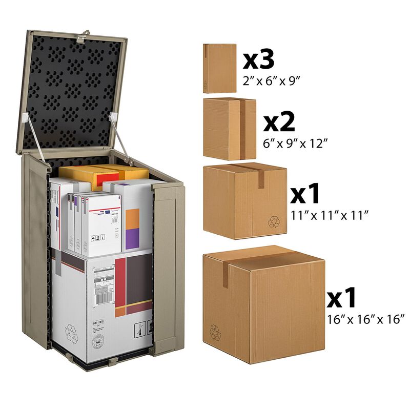Large Lockable Package Delivery Storage Box