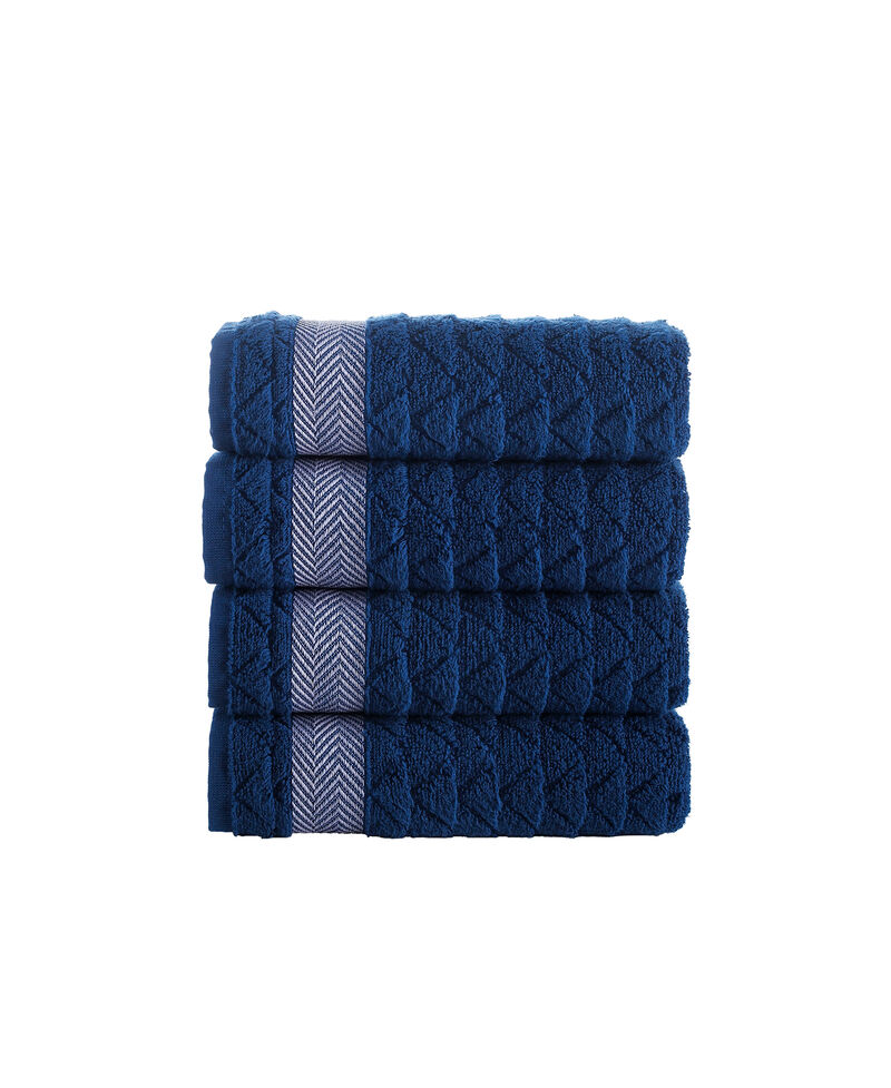 Brooks Brothers Herringbone 4 pcs Hand Towels