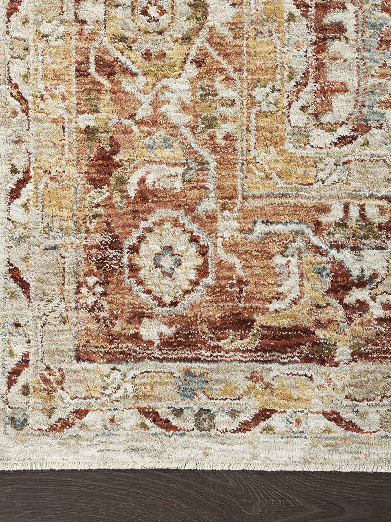 Sahar SHR02 Ivory 2'3" x 10'2" Rug image number 2