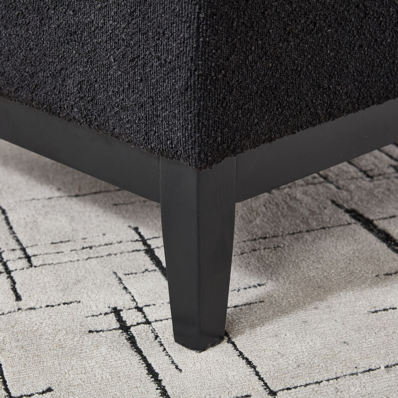 GOODSILO Upholstered Wood Base Storage Ottoman with Reversible Lid Coffee Table Foot Stool image number 7