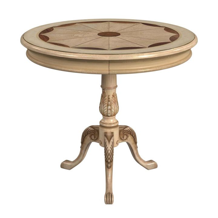 Butler Specialty Carissa 30 Round Foyer Table, Beige