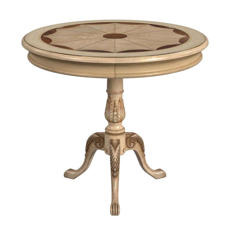 Butler Specialty Carissa 30 Round Foyer Table, Beige