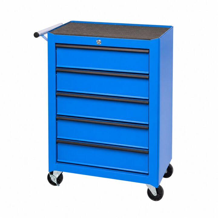 ELEMENT ACE Rolling 5-Drawer Metal Tool Chest with Ball Bearing Slides, Storage Organizer with Casters for Garages & Workspaces