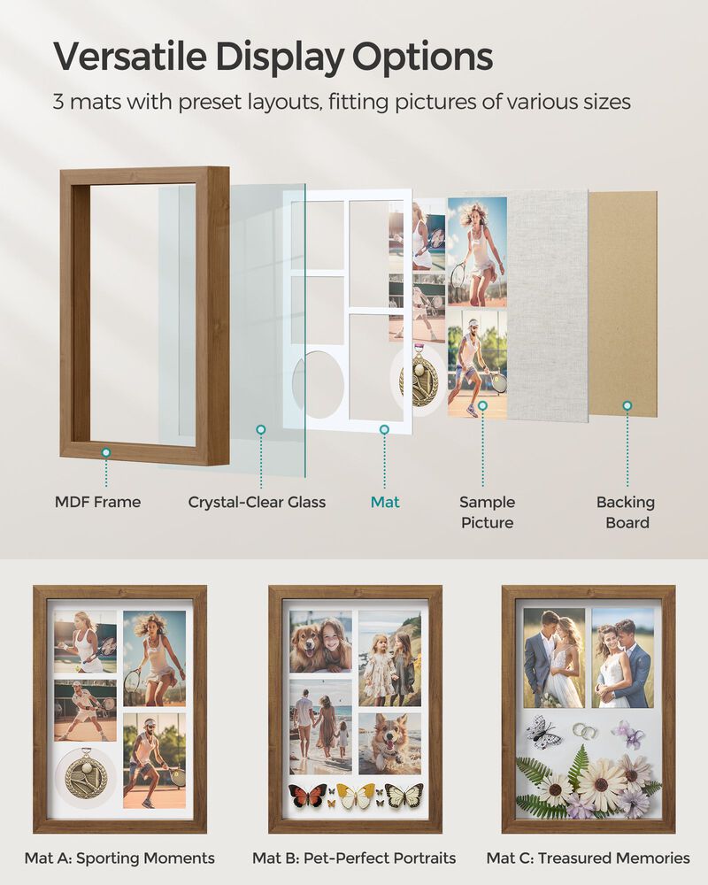 A4 Shadow Box Frame: Display and Protect Your Memorabilia with Style