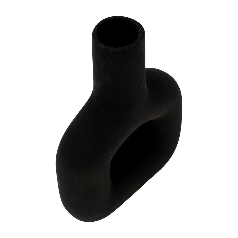 Dol, 8" Open Cut Vase, Black image number 4