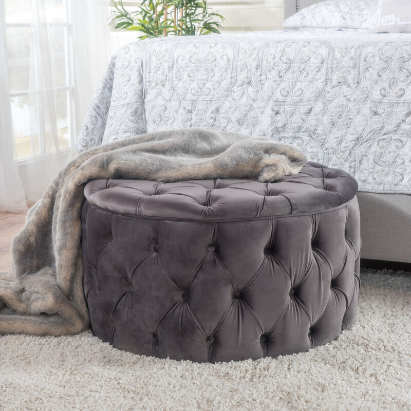 Streamdale Plush & Multipurpose Footstool: Comfort, Style, Durability image number 1